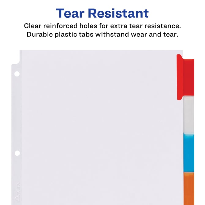 Insertable Self Adhesive Tabs with Printable Inserts 16239 Avery Avery